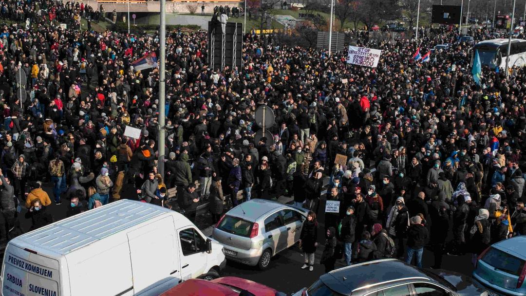 Serbia: Tens of Thousands Protest Lithium Mining Project